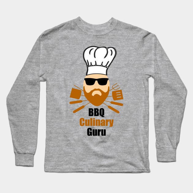 BBQ Culinary Guru Long Sleeve T-Shirt by learntobbq